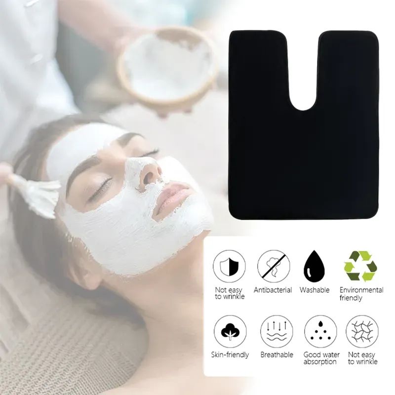 Microfiber Spa Facial Towel U Shape Esthetician Face Towel (7)