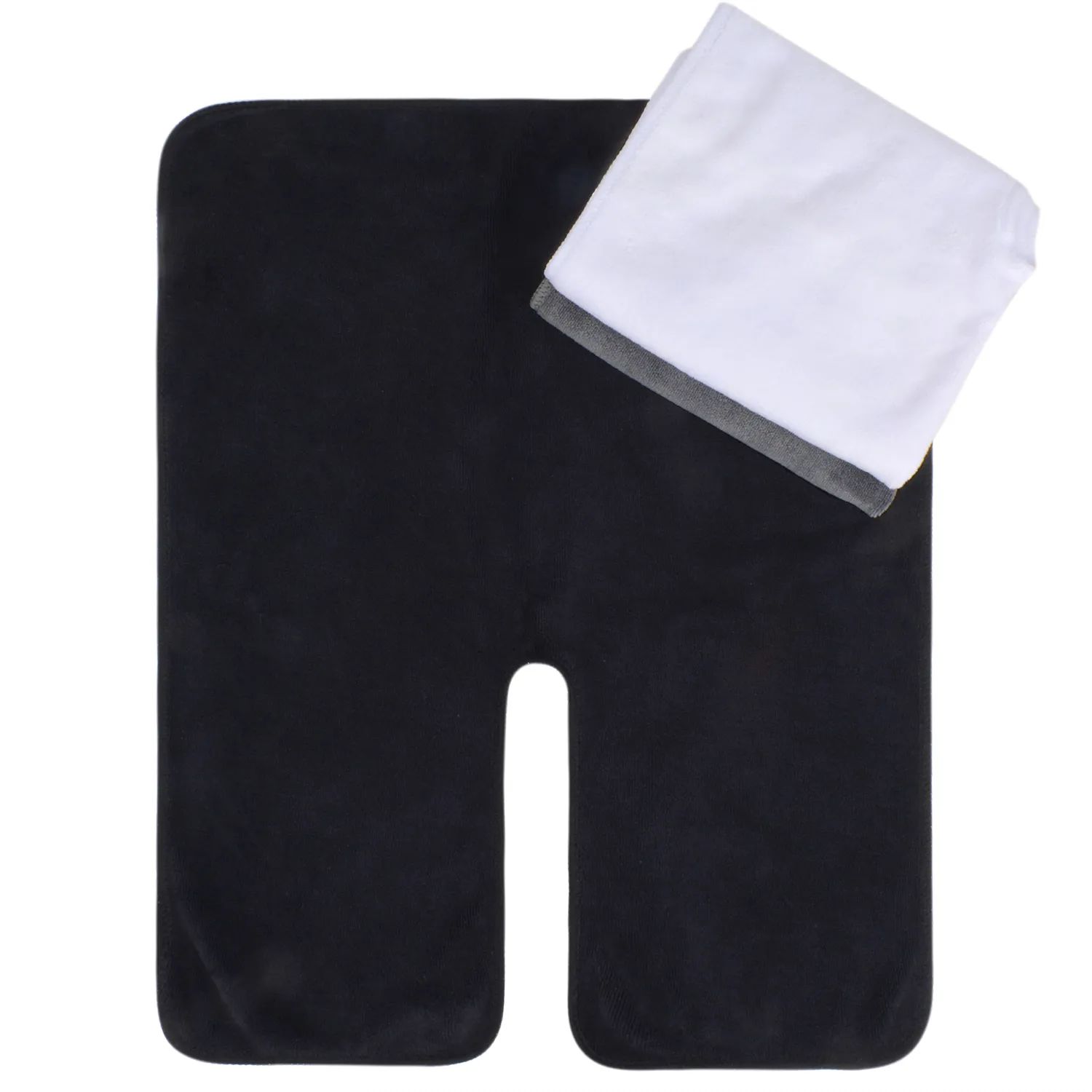 ผ้าเช็ดหน้าสปาไมโครไฟเบอร์ U Shape Esthetician Face Towel (8)
