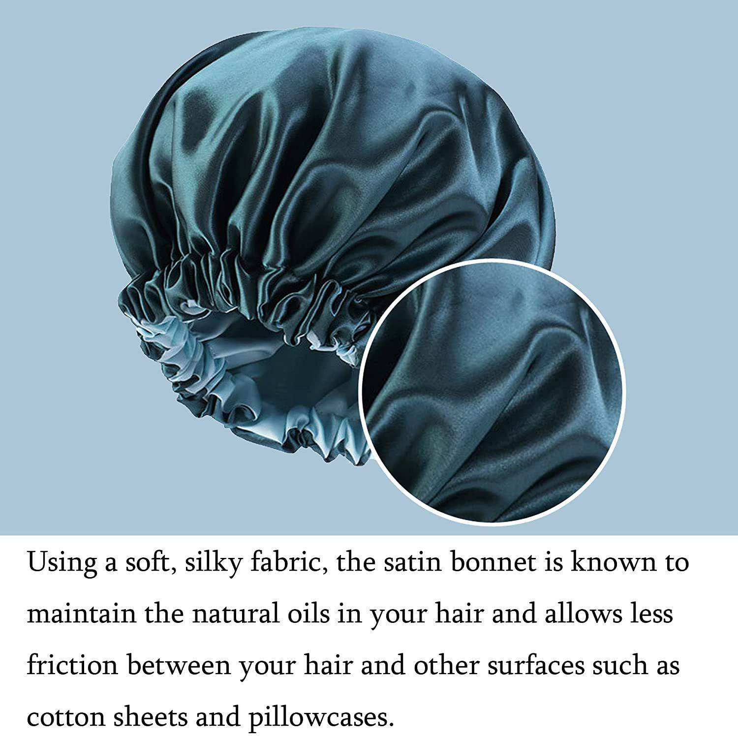 Satin Bonnet Silk Bonnet Hair Bonnet for Sleeping (1)