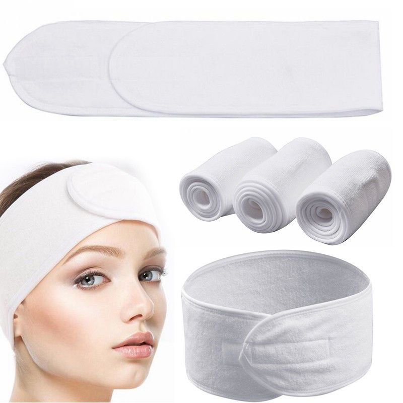 Spa Facial Headband Make Up Wrap Head Terry Cloth Headband (7)